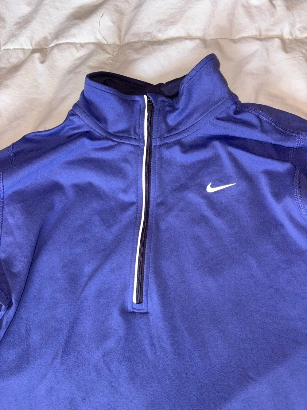 Nike Women’s Royal Purple Half-Zip Running Jacket